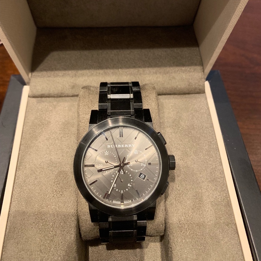 Black Burberry Watch